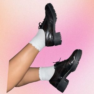 ZARA Woman’s Classic Platform Lace-Up Bex Shoe